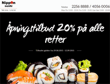Tablet Screenshot of nipponsushi.no